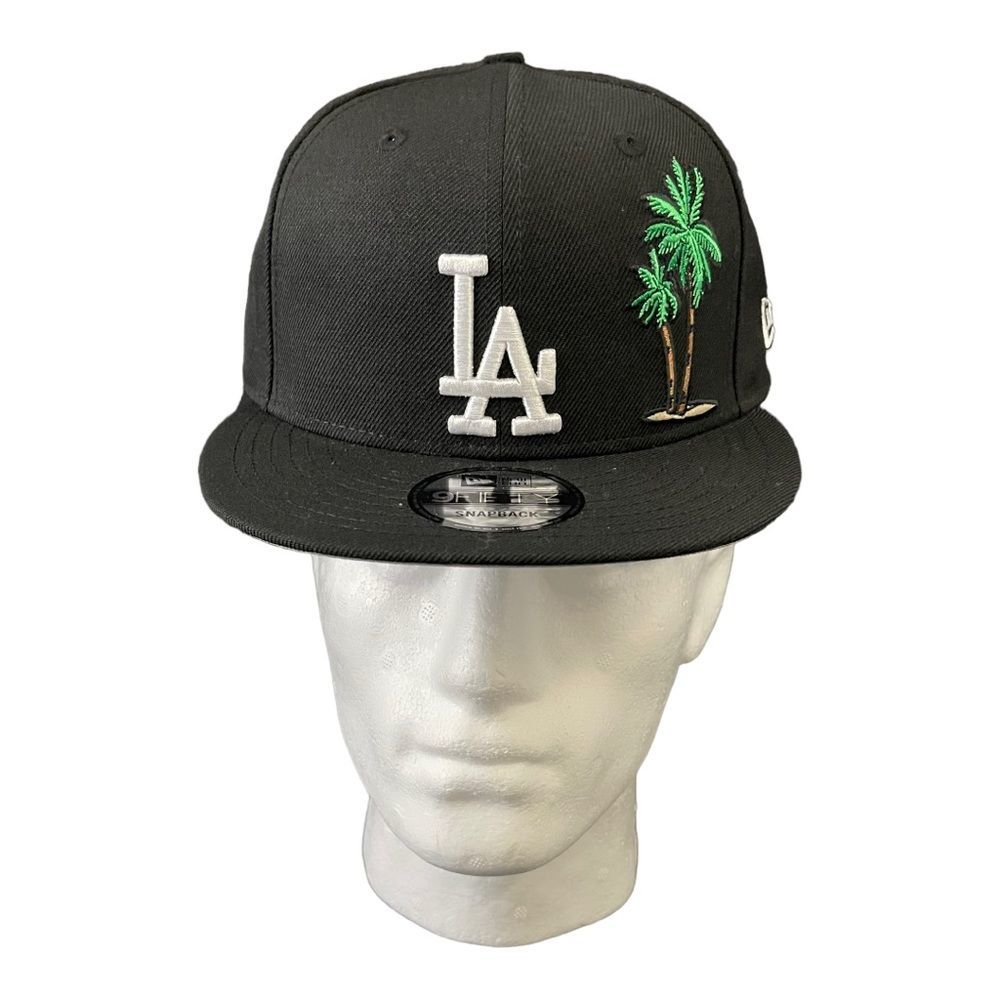 Los Angeles LA Dodgers New Era Gray Undervisor 59FIFTY Snapback Black Hat